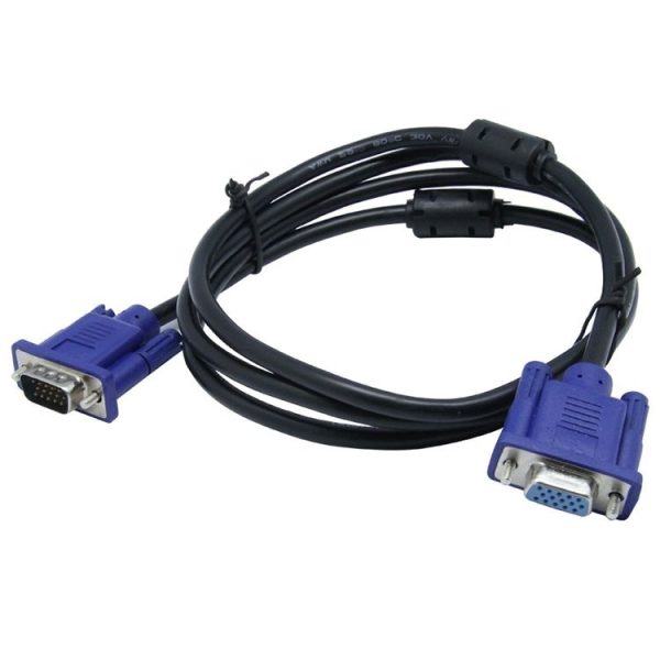 3m Good Quality VGA 15 Pin Male to VGA 15 Pin Female Cable for LCD Monitor, Projector, etc - Image 2