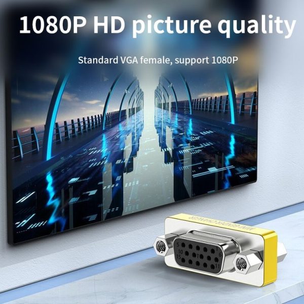 VGA 15Pin Female to VGA 15Pin Female adapter - Image 5
