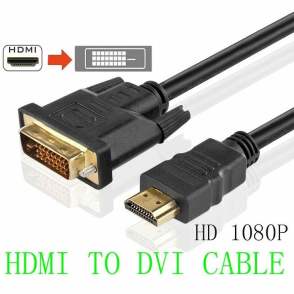 1.8m High Speed HDMI to DVI Cable, Compatible with PlayStation 3 - Image 3