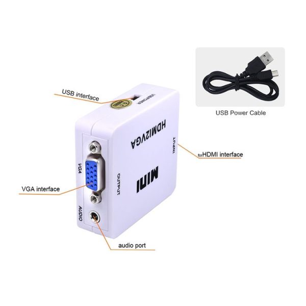 Mini HDMI to VGA Audio Converter - Image 6