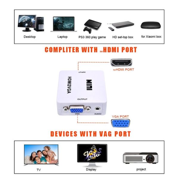 Mini HDMI to VGA Audio Converter - Image 7