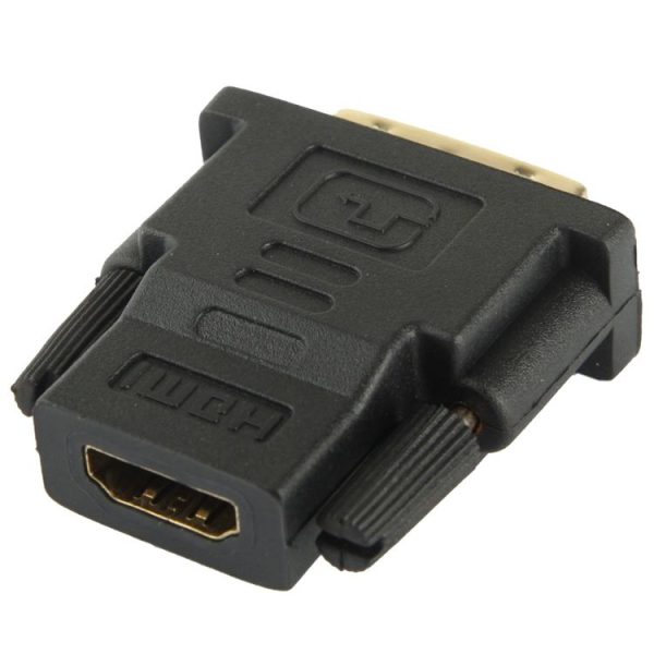DVI-D 24+1 Pin Male to HDMI 19 Pin Female Adapter for Monitor / HDTV - Image 3