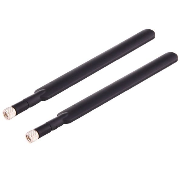 2 PCS B593 5dBi SMA Male 4G LTE Router Antenna (Black) - Image 2