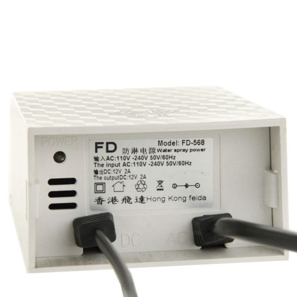 FD-568 12V 2A Security Surveillance Cameras Plastic Waterproof Power Supply, Size: 9cm x 7cm x 4cm - Image 4