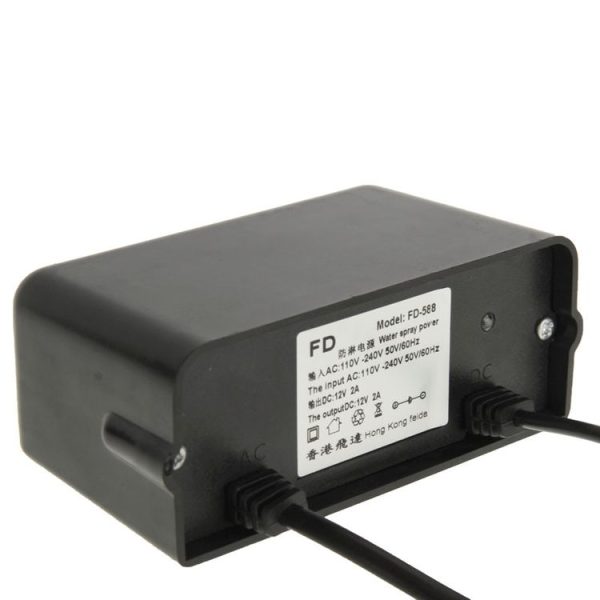 FD-588 12V 2A Security Surveillance Cameras Plastic Waterproof Power Supply, Size: 9cm x 7cm x 4cm - Image 3