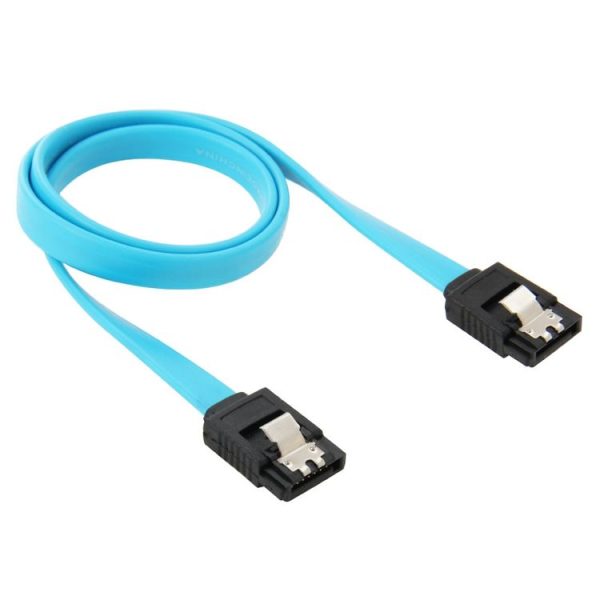 7 Pin SATA 3.0 Female to 7 Pin SATA 3.0 Female HDD Data Cable, Length: 50cm (Blue) - Image 2