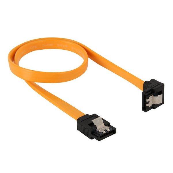 Serial SATA Data Cable, With Metal Clip, Length: 40cm - Image 2