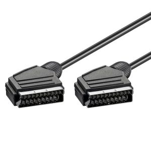 20 Pin SCART to SCART Lead Cable for DVD / HDTV / AV / TV, Cable Length: 1.5m