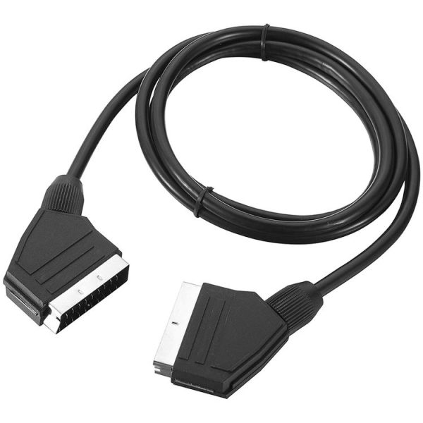 20 Pin SCART to SCART Lead Cable for DVD / HDTV / AV / TV, Cable Length: 1.5m - Image 2