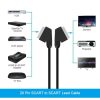 20 Pin SCART to SCART Lead Cable for DVD / HDTV / AV / TV, Cable Length: 1.5m - Image 3