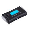 Digital LCD Display PC Computer 20 / 24 Pin Power Supply Tester Checker Power Measuring Diagnostic Tester Tool (Black) - Image 2