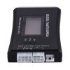 Digital LCD Display PC Computer 20 / 24 Pin Power Supply Tester Checker Power Measuring Diagnostic Tester Tool (Black) - Image 3