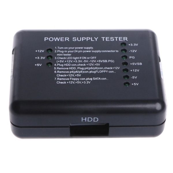 PC 20 / 24 Pin PSU ATX SATA HD Power Supply Tester - Image 2
