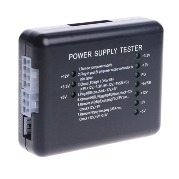 PC 20 / 24 Pin PSU ATX SATA HD Power Supply Tester - Image 3