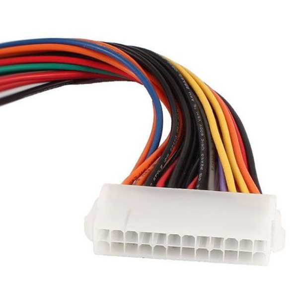 24 Pin Male to 24 Pin Female ATX Extension Cable, Length: 25cm - Image 3