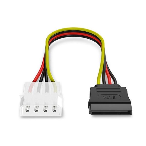 4 Pin IDE to Serial ATA SATA Power Adapter (15cm), Material: Cu - Image 2