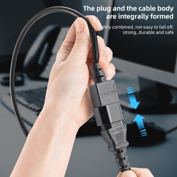 1.5m AC 3 Prong PC Power Extension Cord / Cable - Image 6