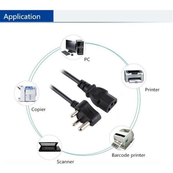 Small South African Power Cord - Image 4