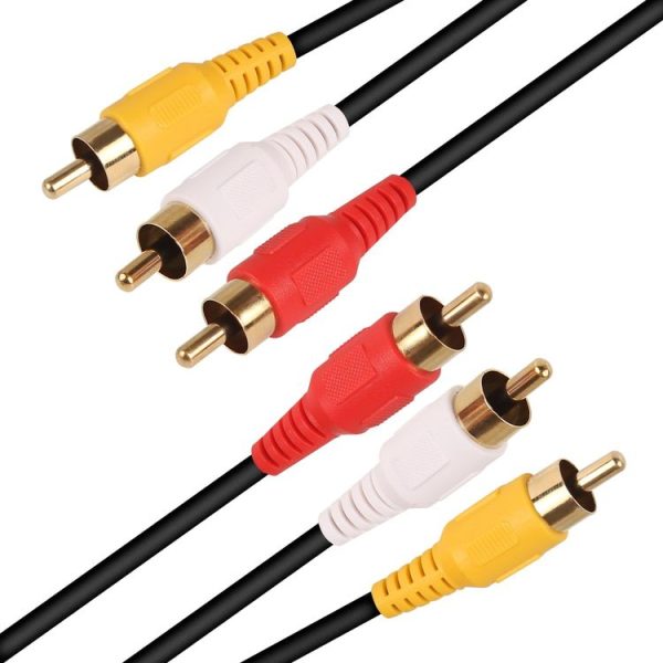 Normal Quality Audio Video Stereo RCA AV Cable, Length: 1.5m - Image 2