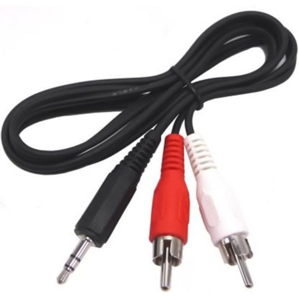 Normal Quality Jack 3.5mm Stereo to RCA Male Audio Cable, Length: 1.5m - Image 2