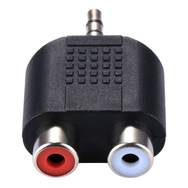 RCA Female to 3.5 MM Male Jack Audio Y Adapter - Image 4