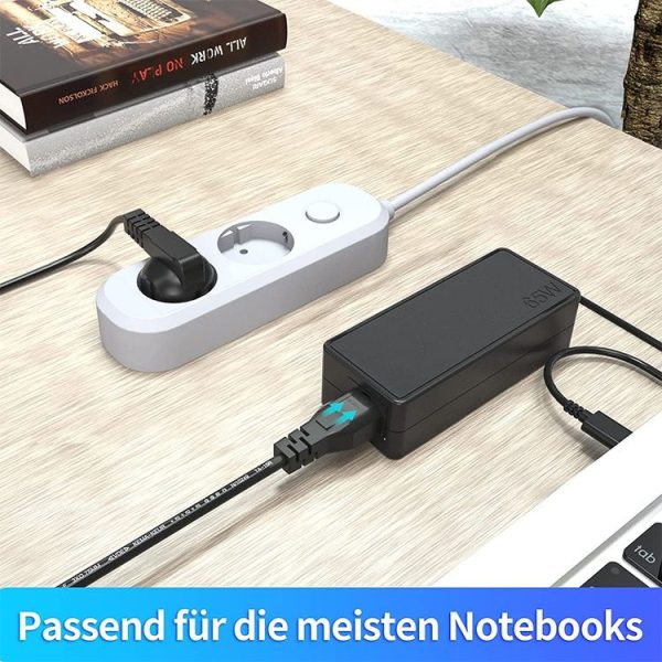 1.2m 3 Prong Style EU Notebook Power Cord - Image 6