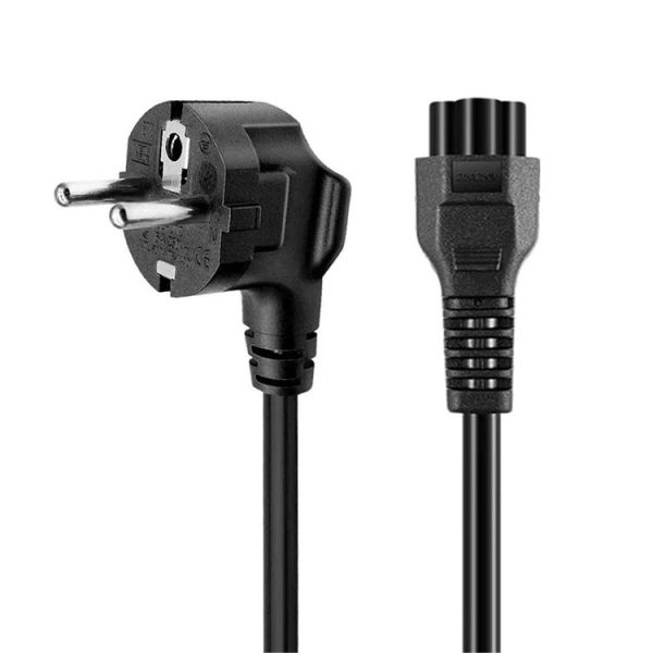 High Quality 3 Prong Style EU Notebook AC Power Cord, Length: 1.8m - Image 2