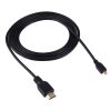 1.5m Micro HDMI to HDMI 19 Pin Cable, 1.4 Version, Support 3D - Image 2