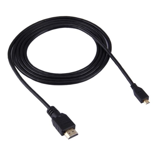 1.5m Micro HDMI to HDMI 19 Pin Cable, 1.4 Version, Support 3D - Image 2
