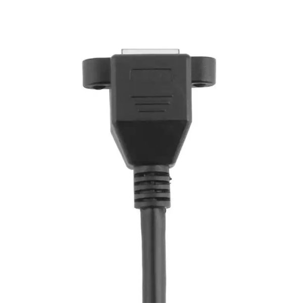 RJ45 Female to Male Cat Network Extension Cable, Length: 1.5m (Black) - Image 2