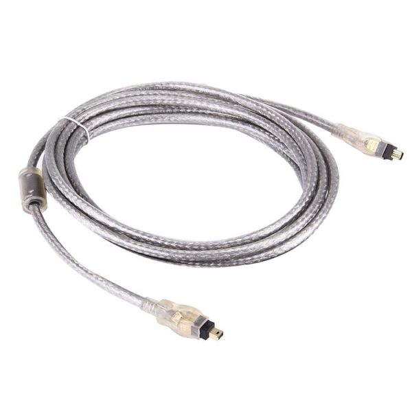 Gold Plated Firewire IEEE 1394 4Pin Male to 4Pin Male Cable, Length: 3m - Image 2