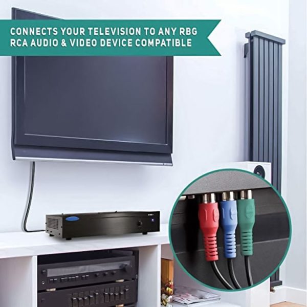 AV 3 RGB Male To 3 RGB Male Cable, Length: 1.5m - Image 5