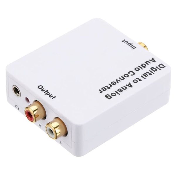 Digital to Analog Audio Converter / Mini Audio Decoder, Size: 72 x 55 x 20mm (White) - Image 3