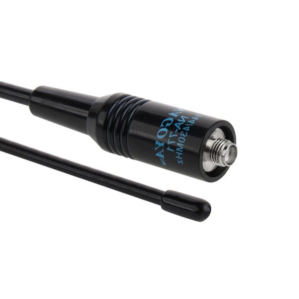 NAGOYA NA-771 144 / 430MHz Dual Band Flexible Spring Whip SMA-F Handheld Radio Antenna for Walkie Talkie, Antenna Length: 38cm - Image 4