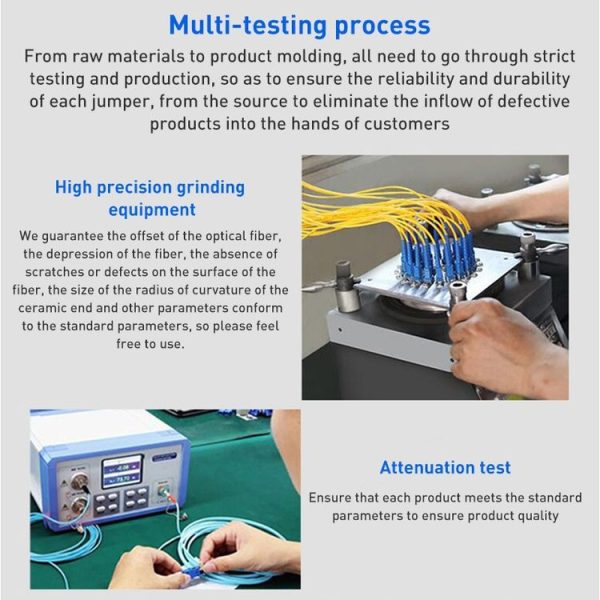 LC-SC Single-Core Single Mode Fiber Optic Jumper, Length: 3m - Image 4