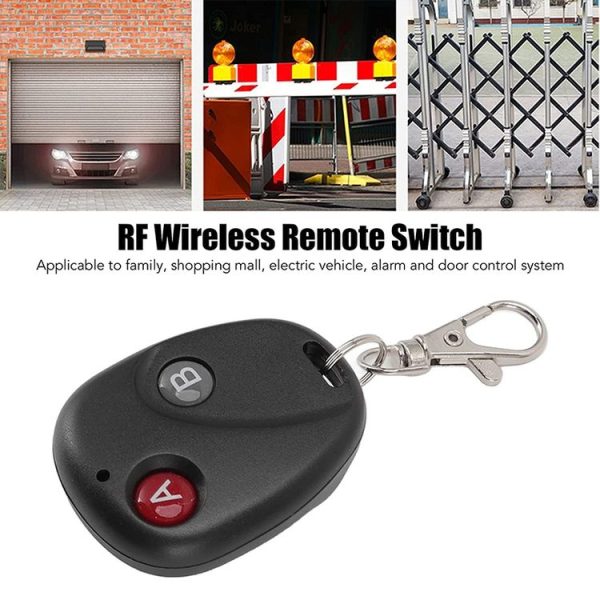 DC 12V 1CH RF Wireless Remote Switch Learning Code Receiver + 2 Buttons Remote Control Transceiver - Image 5