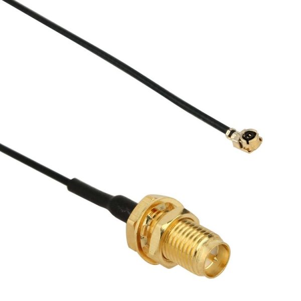U.fl / IPX to RP SMA Female Pigtail for Wifi Network, Cable Length: 18cm - Image 3