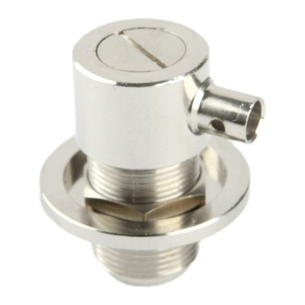 UHF Female Elbow Adapter Connected RG58 Cable (Silver) - Image 4
