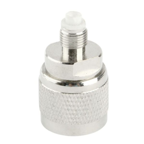 Coaxial RF FME Female to N Male Adaptor (Silver) - Image 3