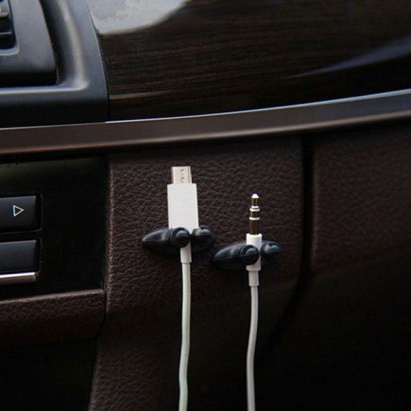 8 PCS DM-003 Car Cable Convenient Bundle Clip with Adhesive (Black) - Image 6