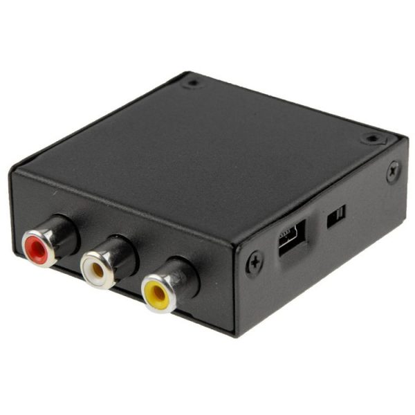 HDV-M610 Mini Size Full HD 1080P HDMI to AV / CVBS Video Converter Adapter (Black) - Image 2