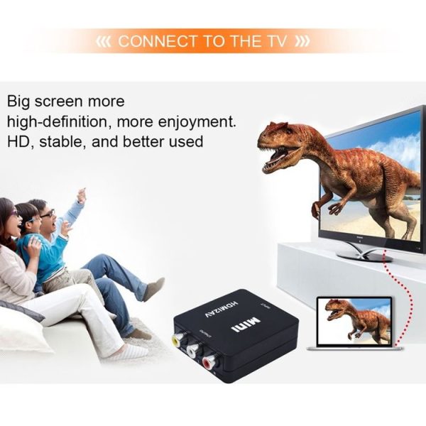 VK-126 Mini HD HDMI to AV / CVBS Video Converter Adapter - Image 14