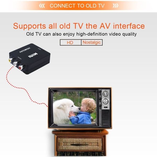 VK-126 Mini HD HDMI to AV / CVBS Video Converter Adapter - Image 15