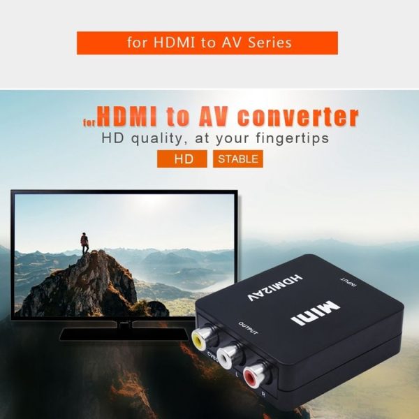 VK-126 Mini HD HDMI to AV / CVBS Video Converter Adapter - Image 16