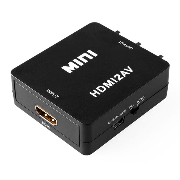 VK-126 Mini HD HDMI to AV / CVBS Video Converter Adapter - Image 3