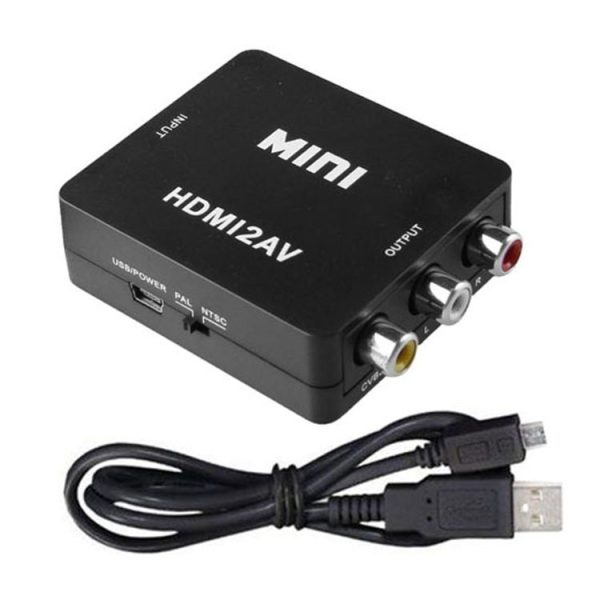 VK-126 Mini HD HDMI to AV / CVBS Video Converter Adapter - Image 4