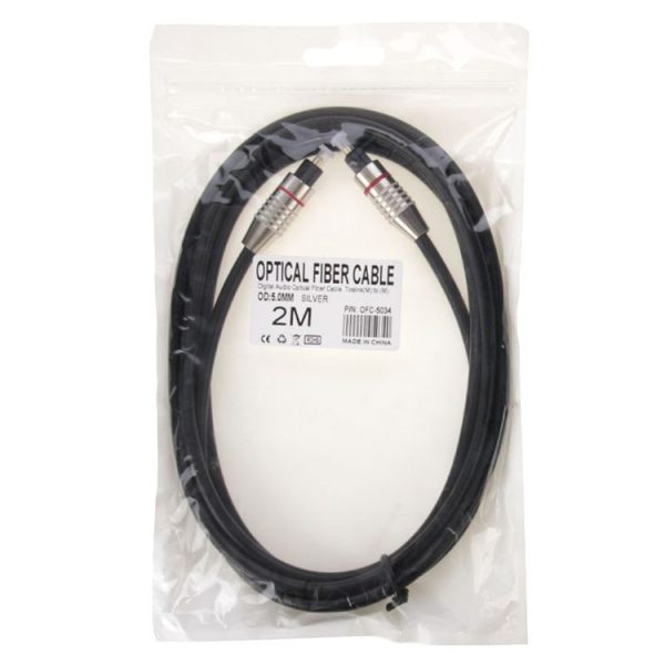 Digital Audio Optical Fiber Cable Toslink M to M, OD: 5.0mm, Length: 2m - Image 4