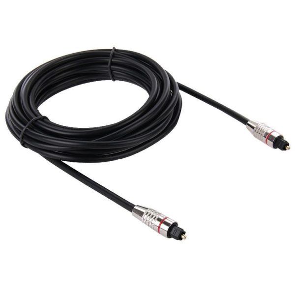 Digital Audio Optical Fiber Cable Toslink M to M, OD: 5.0mm, Length: 5m - Image 2