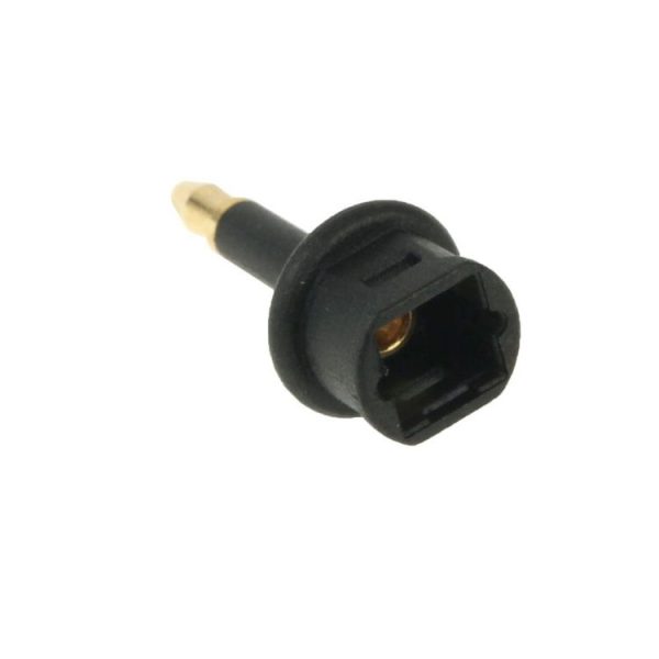 Gold Plated Square to Round 3.5mm Optical Fiber Adapter - Image 3