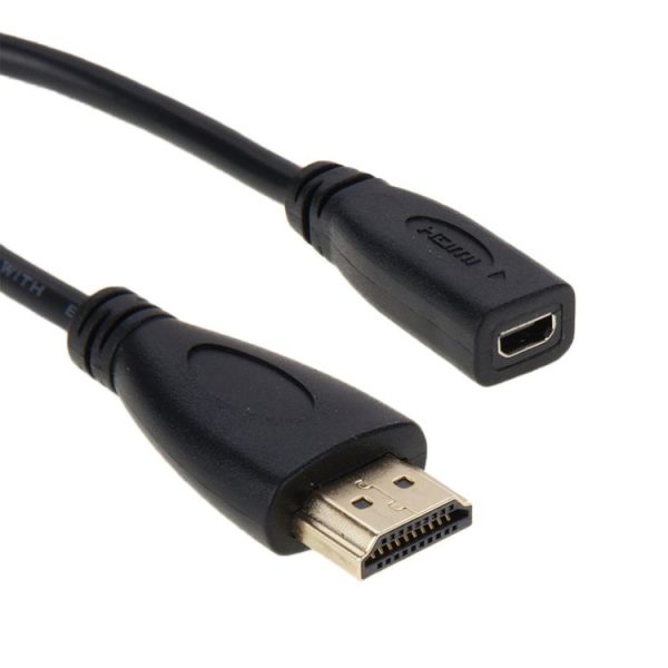 20cm HDMI Male to Micro HDMI Female Adapter Cable - Image 2